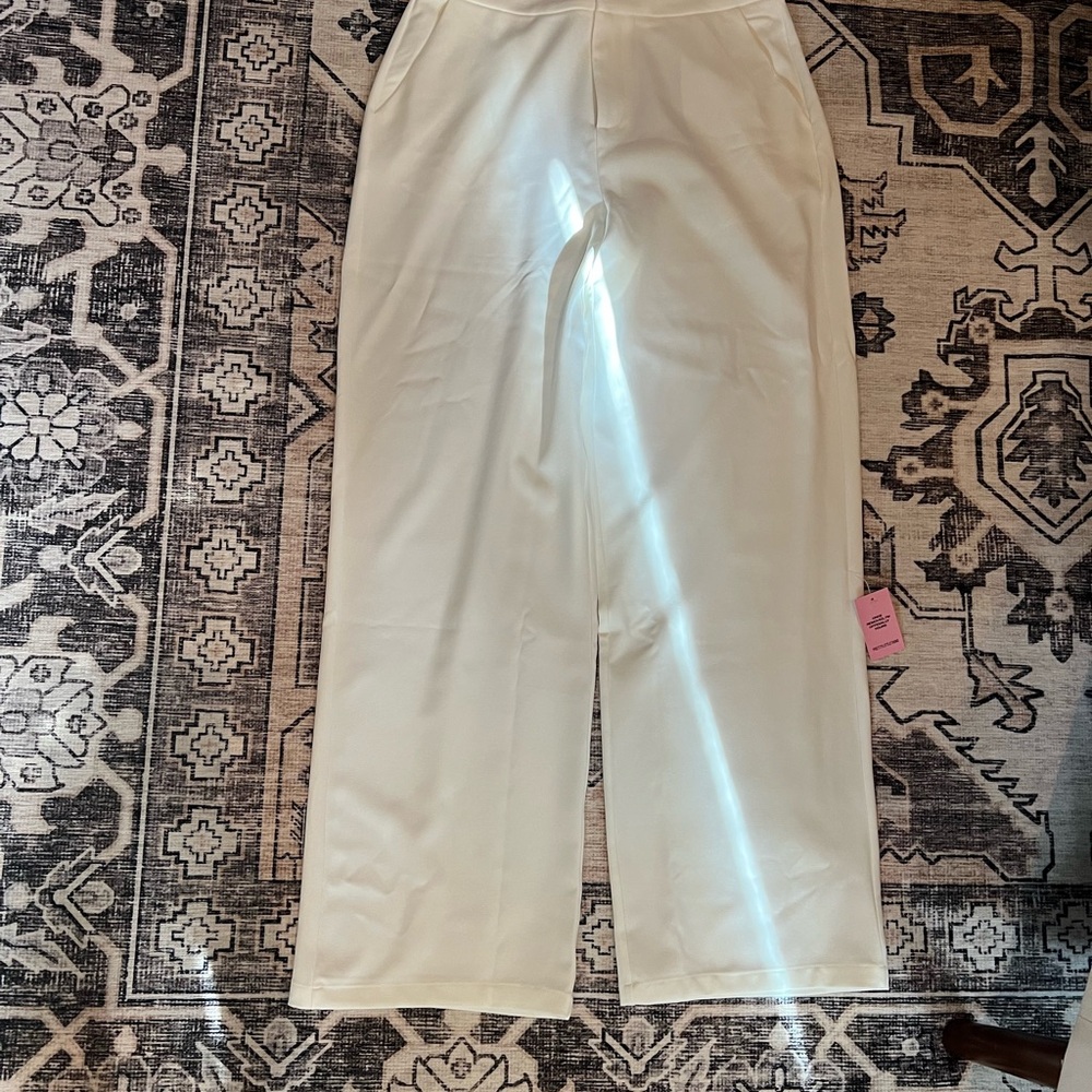 PrettyLittleThing Cream Pantsuit